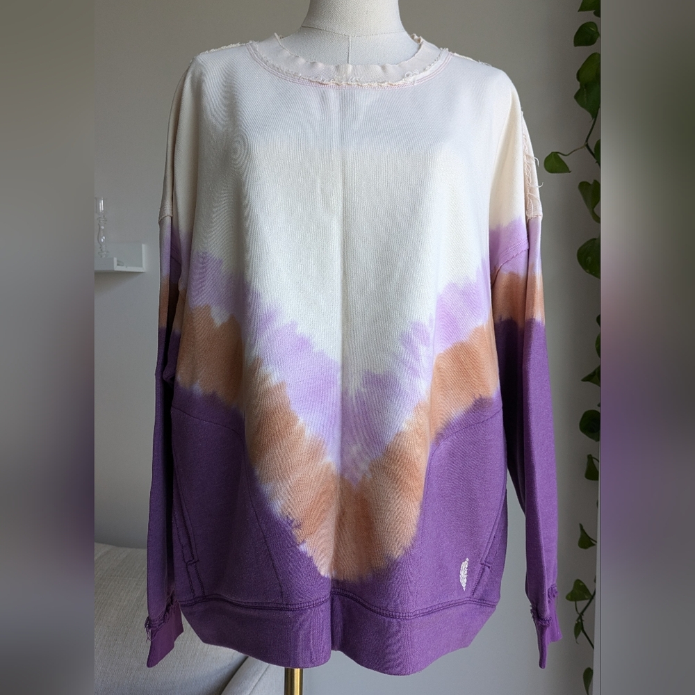 Free People Ombre Metti Crew Neck Sweater - Picture 10 of 11